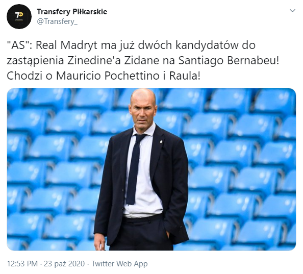 ''AS'': DWÓCH kandydatów do ZASTĄPIENIA Zidane'a w Realu